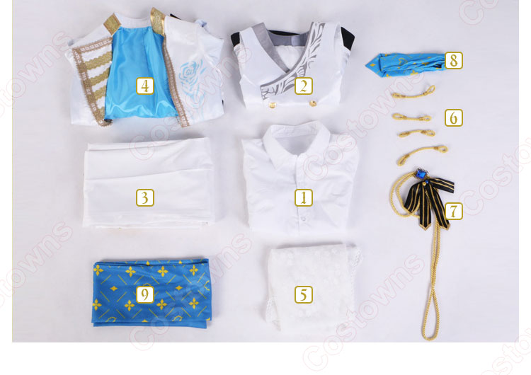 にじさんじ Luxiem デビュー半年記念 衣装 Ike Eveland (アイク・イーヴランド) コスプレ衣装 VTuber luxiem Half Anniversary cosplay 仮装 変装-14