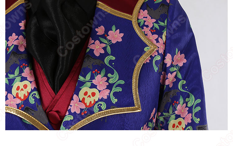 ツイステ ヴィル・シェーンハイト コスプレ衣装 ハロウィーン スケアリー・モンスターズ 衣装 『ディズニー ツイステッドワンダーランド』 スケアリー・ドレス cosplay 仮装 変装-10