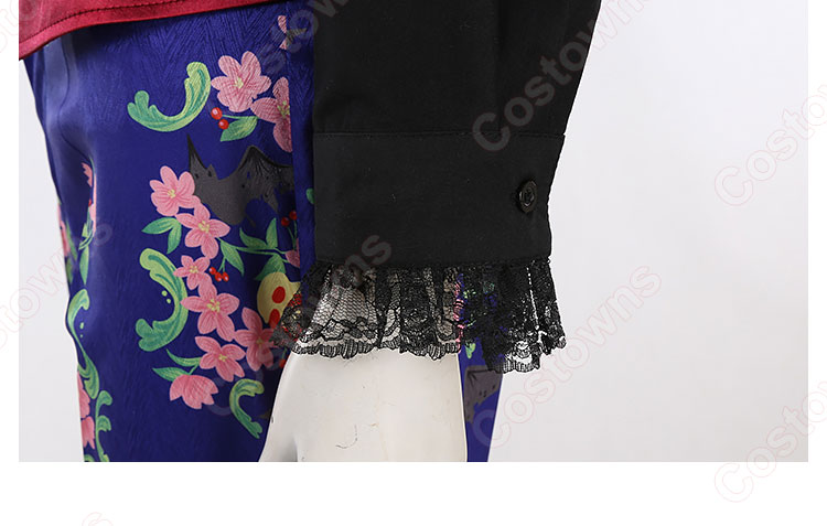 ツイステ ヴィル・シェーンハイト コスプレ衣装 ハロウィーン スケアリー・モンスターズ 衣装 『ディズニー ツイステッドワンダーランド』 スケアリー・ドレス cosplay 仮装 変装-13