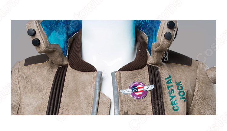 サイバーパンク2077 V ヴィー コスプレ衣装 男性 主人公 ジャケット コート ゲーム cosplay 仮装 変装-5