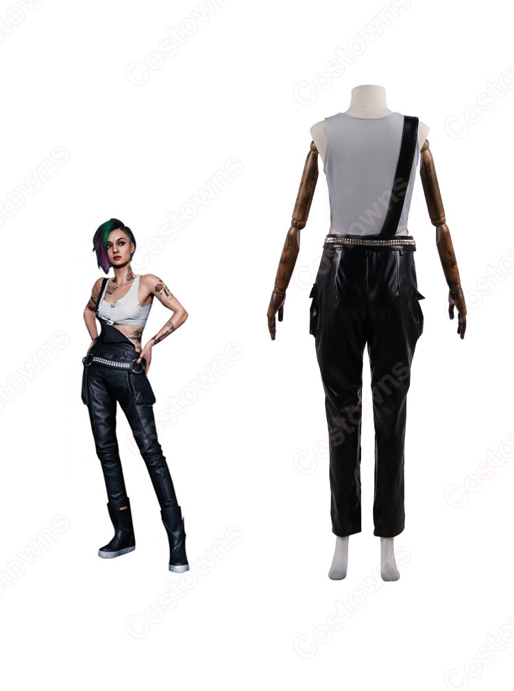 サイバーパンク2077 ジュディ・アルヴァレス コスプレ衣装 ゲーム cosplay 仮装 変装 セット-4