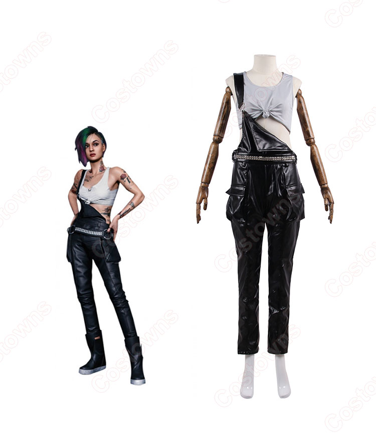サイバーパンク2077 ジュディ・アルヴァレス コスプレ衣装 ゲーム cosplay 仮装 変装 セット-2