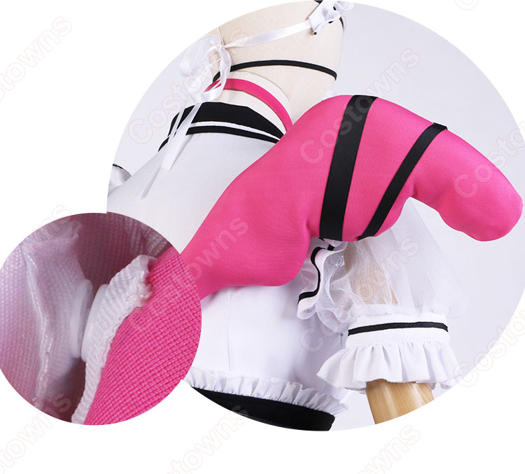ょ*様 本間ひまわり 地雷メイド コスプレ衣装 にじさんじ にじさんじ 本間ひまわり コスプレ ハロウィン VTuber 地雷系
