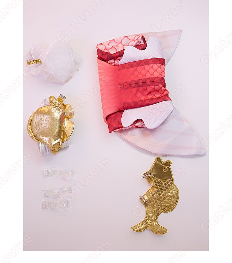 ワンピース しらほし 人魚姫 コスプレ衣装 『ONE PIECE』 魚人島 リュウグウ王国 王女 cosplay 仮装 変装-10