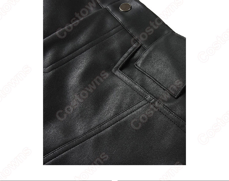 サイバーパンク2077 ジョニー・シルヴァーハンド コスプレ衣装 ロバート・ジョン・リンダー cosplay 仮装 変装 セット-9