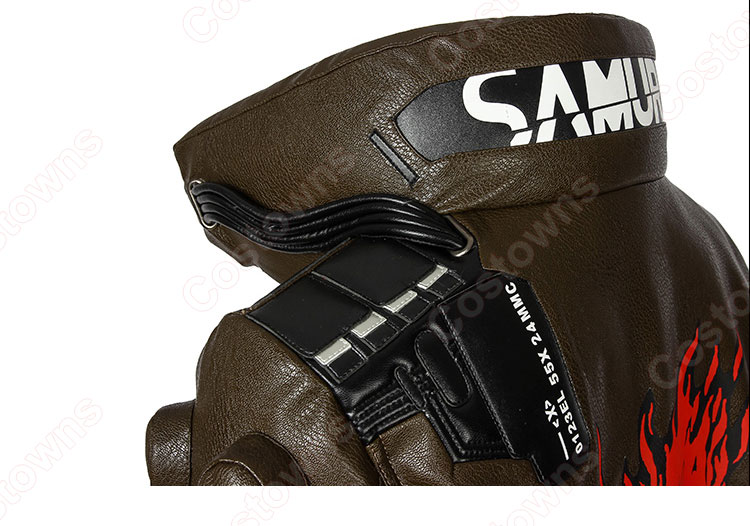 サイバーパンク2077 主人公V ヴィー 女性 コスプレ衣装 ゲームcosplay 仮装 変装セット-7