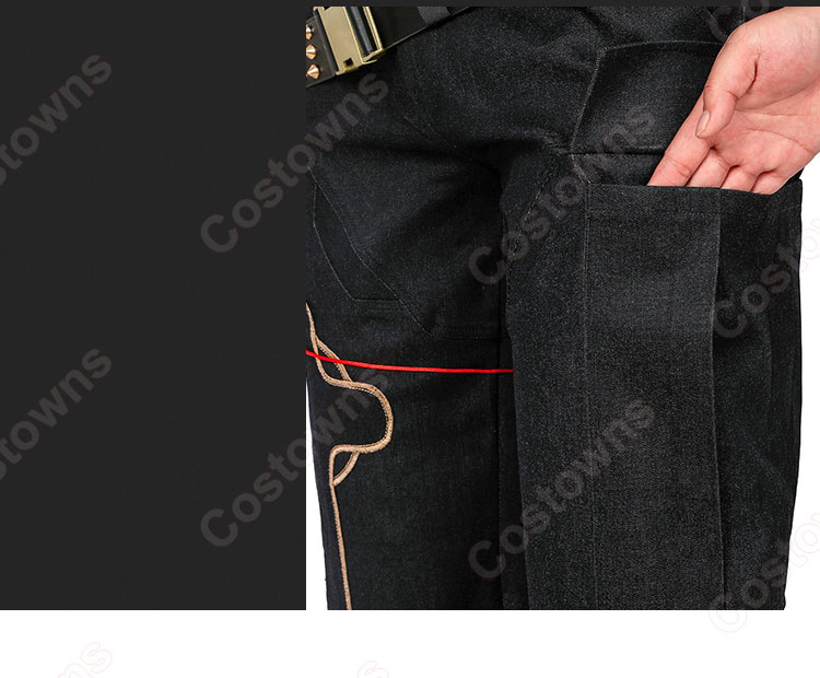 サイバーパンク2077 ジャッキー・ウェルズ コスプレ衣装 V 相棒 cosplay 仮装 変装 セット-7
