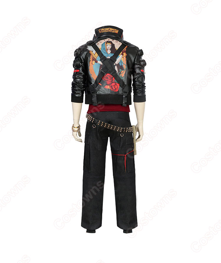 サイバーパンク2077 ジャッキー・ウェルズ コスプレ衣装 V 相棒 cosplay 仮装 変装 セット-3