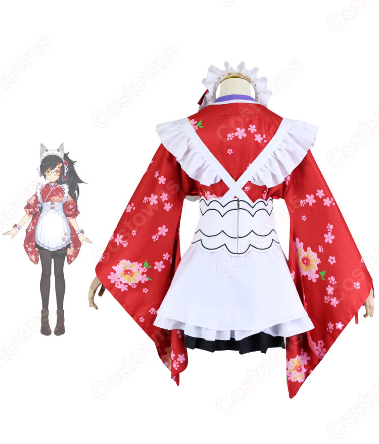 VTuber 大神ミオ 正月衣装 コスプレ衣装 「hololive(ホロライブ)」 アイドル衣装 cosplay 仮装 変装-2