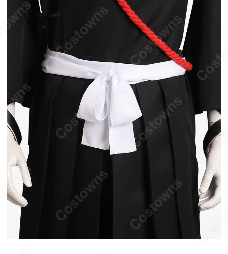 BLEACH 黒崎一護 死覇装 コスプレ衣装 『BLEACH 千年血戦篇』 主人公 cosplay 仮装 変装-6