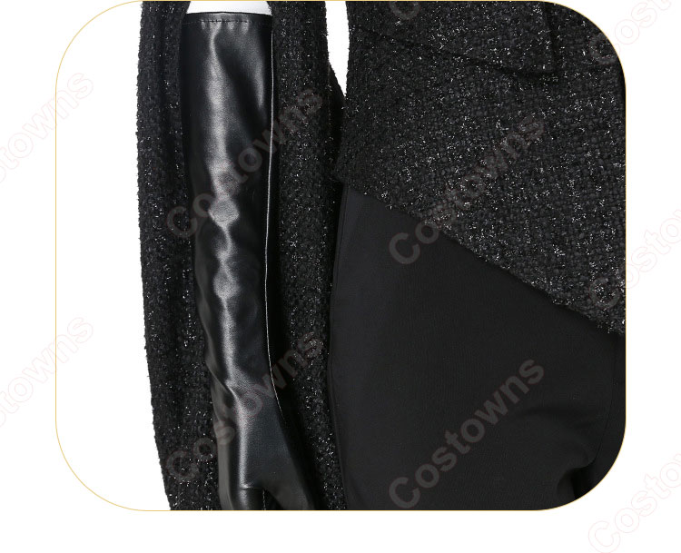 2021映画 クルエラ コスプレ衣装 ディズニー 『101匹わんちゃん』 悪役クルエラ・ド・ヴィル cosplay 仮装 変装-8