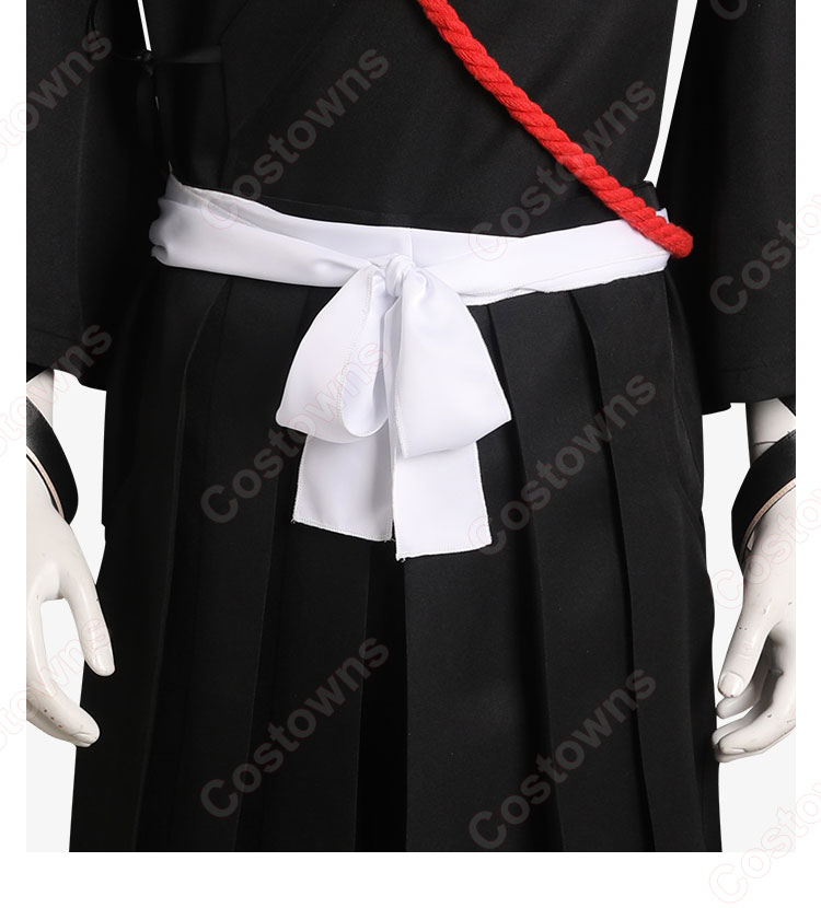 BLEACH 黒崎一護 死覇装 コスプレ衣装 『BLEACH 千年血戦篇』 主人公 cosplay 仮装 変装-5