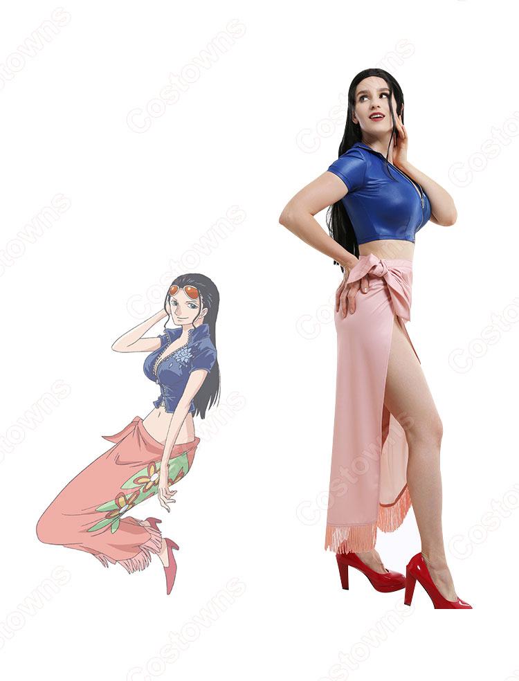 ワンピース ニコ・ロビン コスプレ衣装 『ONE PIECE』 麦わらの一味考古学者 2年後 cosplay 仮装 変装-3