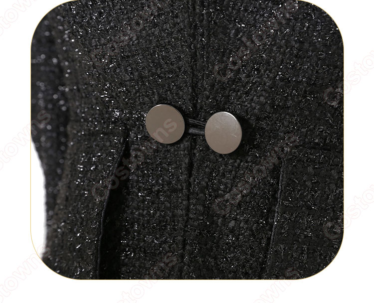 2021映画 クルエラ コスプレ衣装 ディズニー 『101匹わんちゃん』 悪役クルエラ・ド・ヴィル cosplay 仮装 変装-6