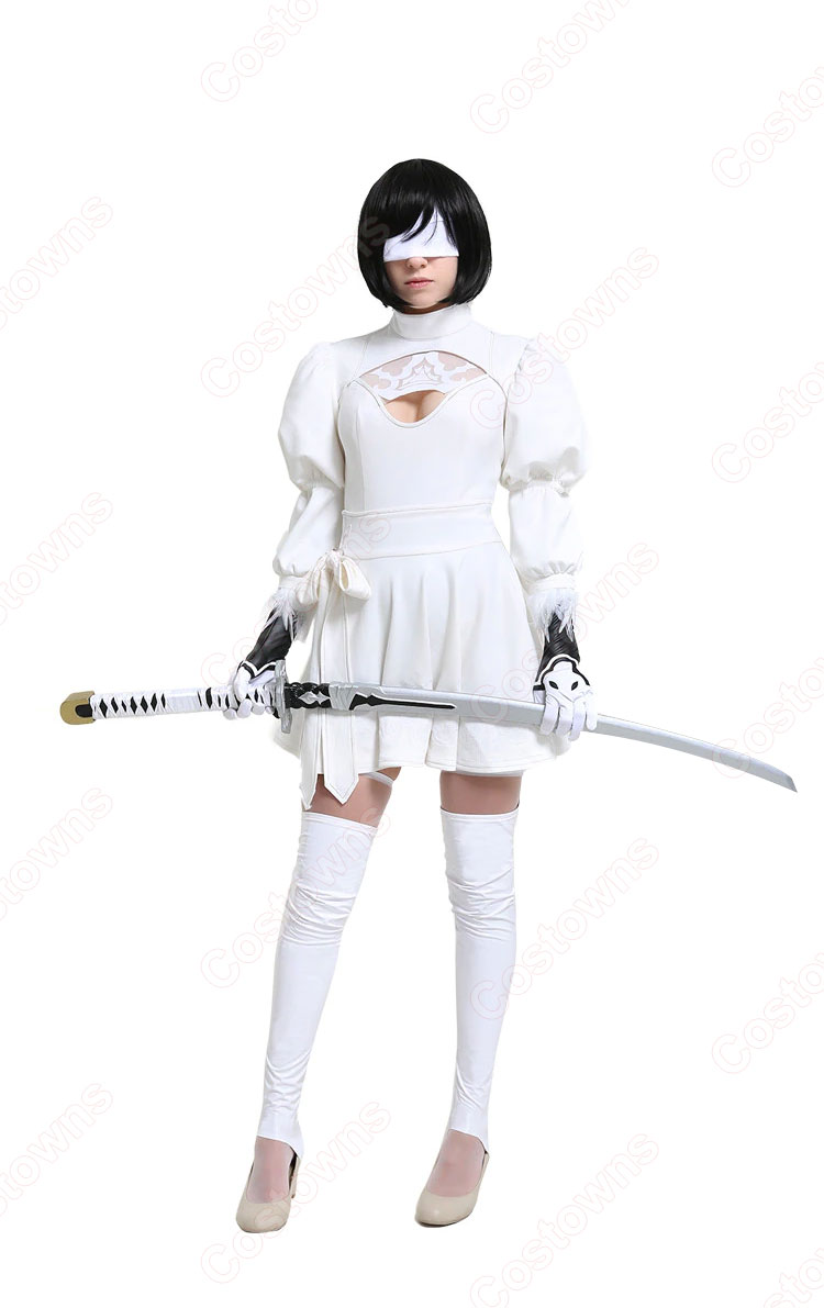 ヨルハ二号P型 2P コスプレ衣装 ヨルハ：ダークアポカリプス（YoRHa: Dark Apocalypse） cosplay 仮装 変装-1