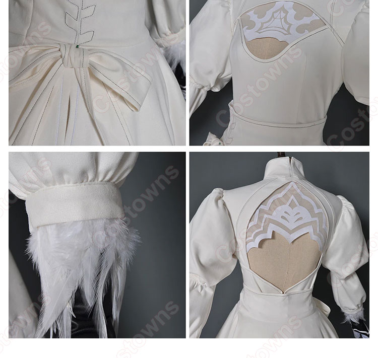 ヨルハ二号P型 2P コスプレ衣装 ヨルハ：ダークアポカリプス（YoRHa: Dark Apocalypse） cosplay 仮装 変装-6