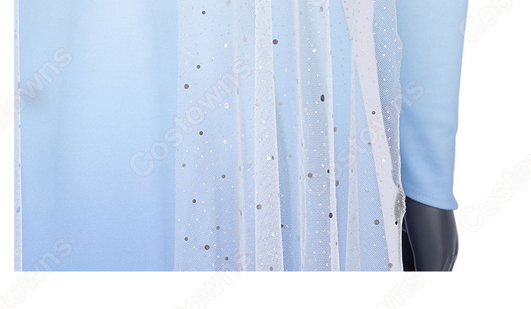 アナと雪の女王2 エルサ コスプレ衣装 ディズニー映画 アナ雪 女王 cosplay 仮装 変装 オーダメイド可-10