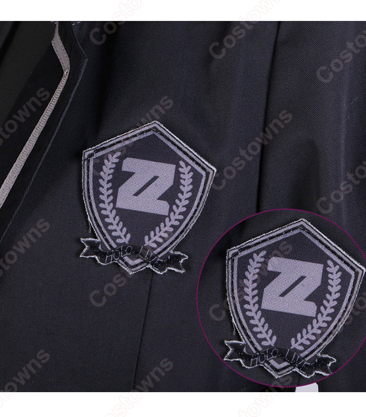 VTuber 常闇トワ 制服 コスプレ衣装 「hololive(ホロライブ)」 cosplay 仮装 変装-6