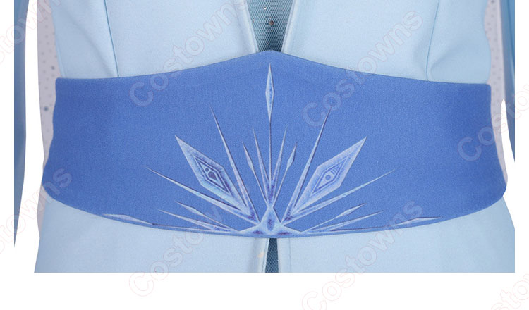 アナと雪の女王2 エルサ コスプレ衣装 ディズニー映画 アナ雪 女王 cosplay 仮装 変装 オーダメイド可-9