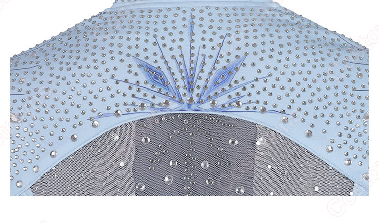 アナと雪の女王2 エルサ コスプレ衣装 ディズニー映画 アナ雪 女王 cosplay 仮装 変装 オーダメイド可-11