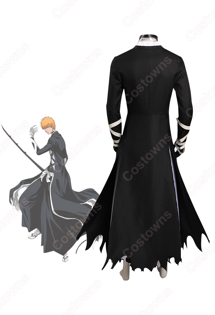 BLEACH 黒崎一護 コスプレ衣装 『BLEACH 死神代行消失篇』 主人公 cosplay 仮装 変装-3