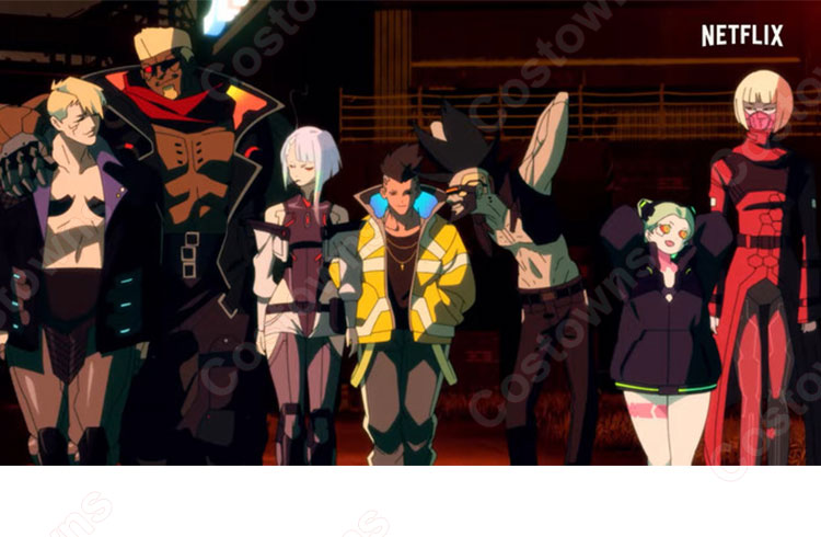 サイバーパンク エッジランナーズ レベッカ コスプレウィッグ-1