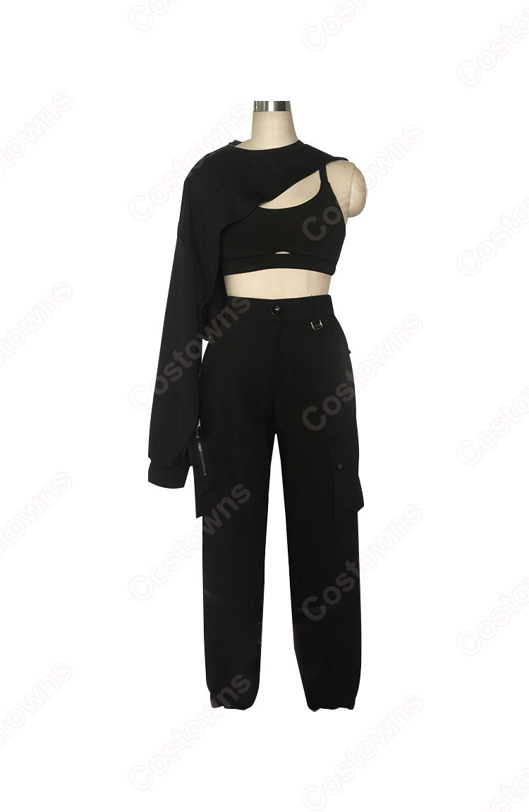 BLACKPINK ロゼ(Rose) ジャズダンス衣装 「How You Like that」 ダンス映像 衣装 韓国 アイドル衣装-5