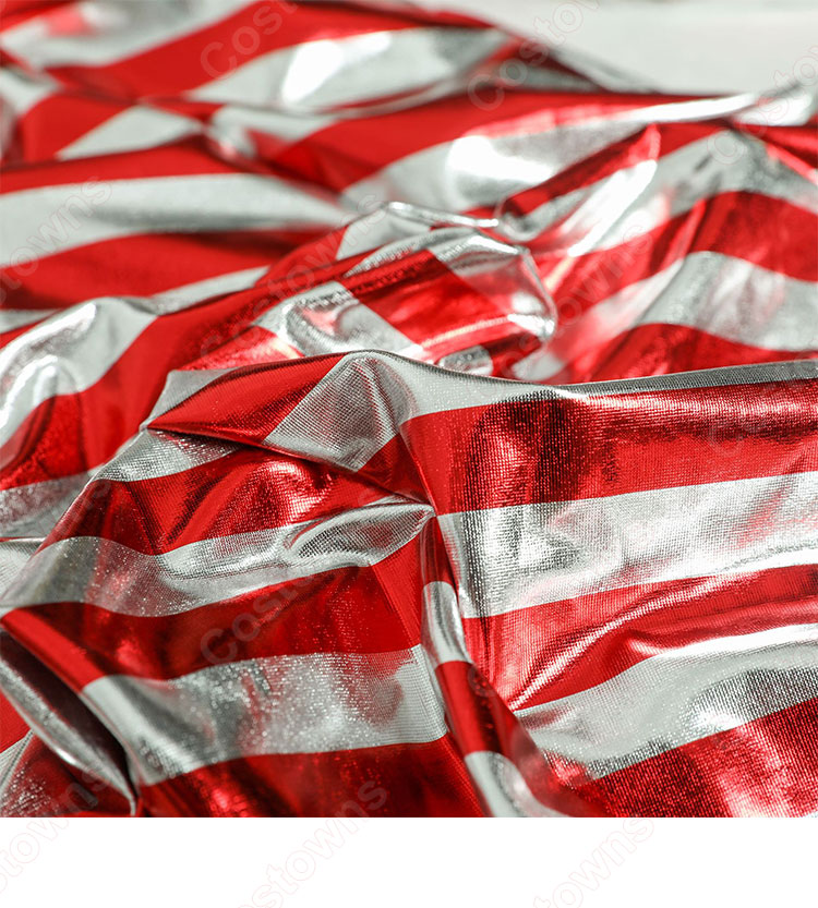 クリスマス コスチューム サンタ コスプレ レディース セクシー パーティーコス シンプル 可愛い 縞 ワンピース サンタクロース 防寒 衣装 長袖 フード付き ワンピース-8