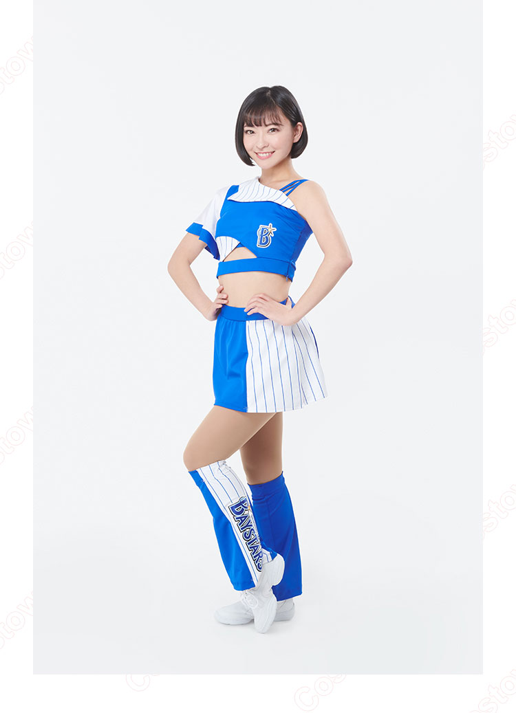 DeNA diana チアガール 衣装 横浜DeNAベイスターズ ディアーナ チアリーダー 2022 コスプレ衣装 チアリーダー ユニフォーム-4