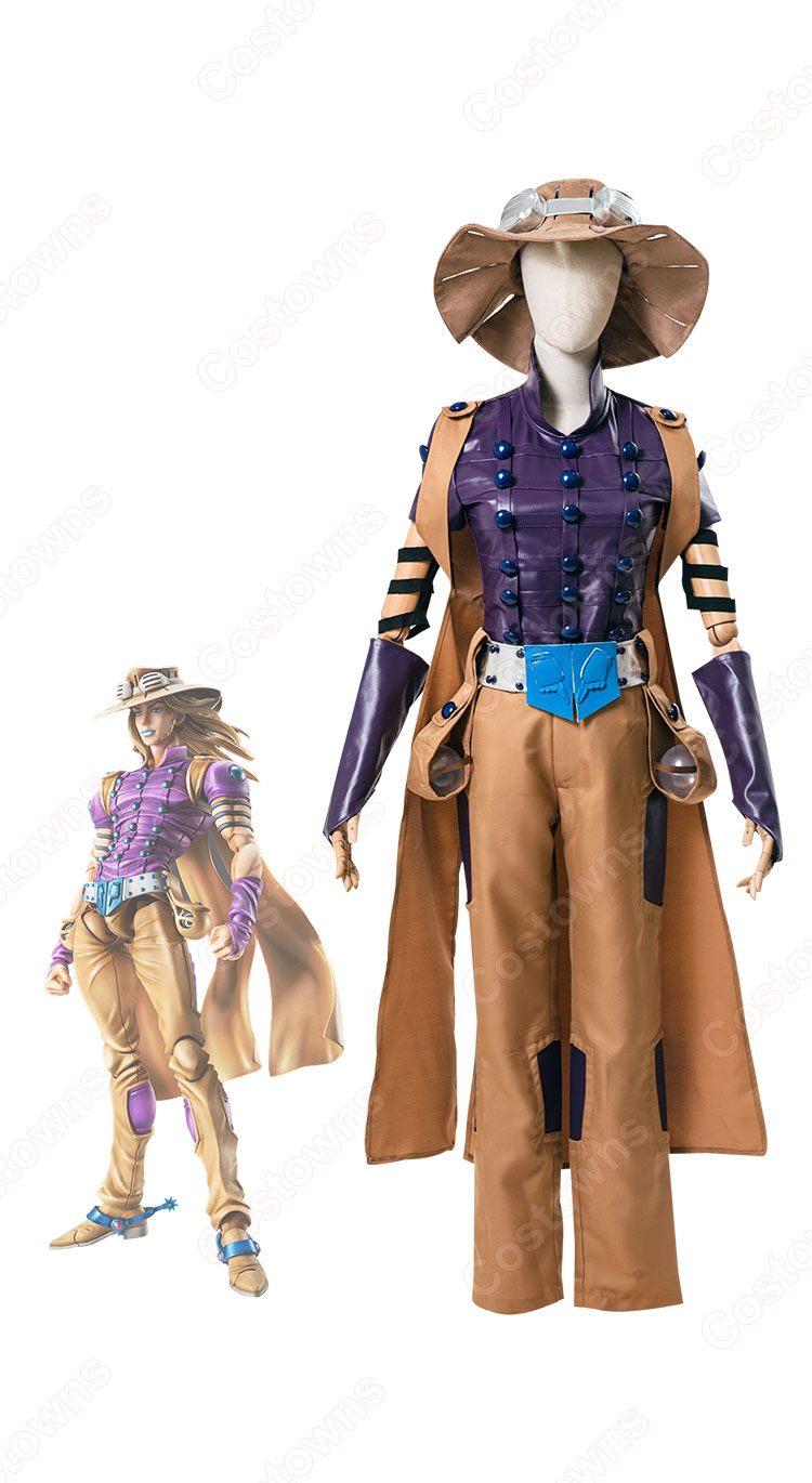 ジョジョ ジャイロ・ツェペリ コスプレ衣装『ジョジョの奇妙な冒険 第7部 スティール・ボール・ラン』 cosplay 仮装 変装-1