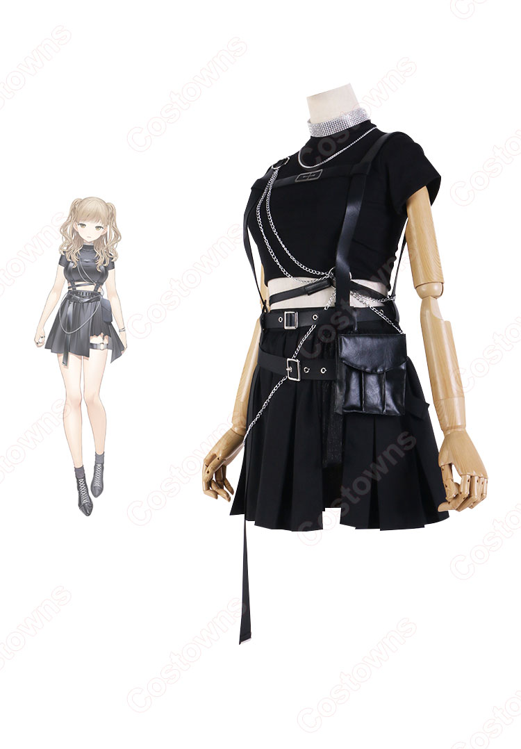 Amazon.co.jp: [CSPY]コスプレ衣装 YouTuber VTuber シスター・クレア Sister Claire コスプレ衣装＋ウィッグ＋靴  コスチューム アニメ 祭り ハロウィン クリスマス 学園祭 文化祭 仮装 演出服 コス プレゼント 贈り物 (女性L, 靴22.5) : ホビー