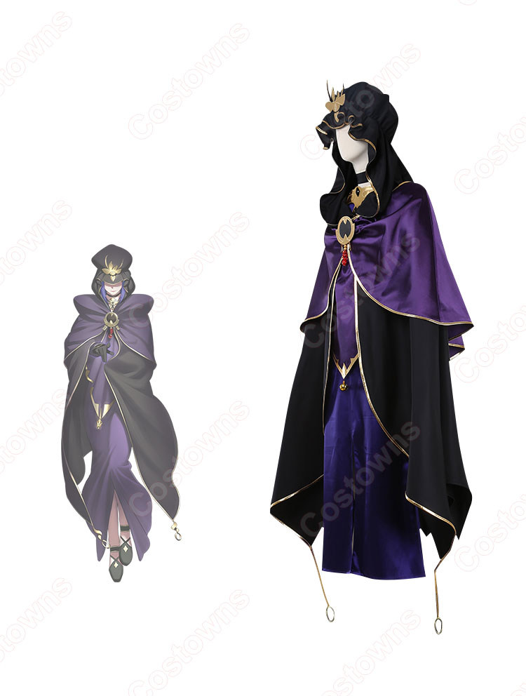 FGO メディア キャスター コスプレ衣装 『Fate/Grand Order』 霊基再臨 第一段階 cosplay 仮装 変装-3