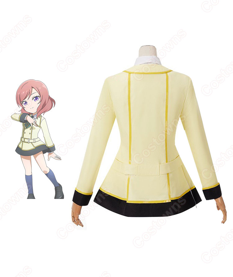 スクフェス コードギアスコラボ編 Aqours 全員 コスプレ衣装 『コードギアス 反逆のルルーシュ』 『ラブライブ! スクールアイドルフェスティバル』 cosplay 仮装 変装-2
