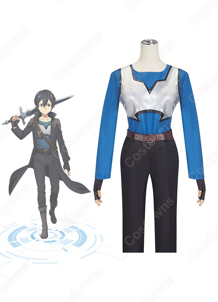 劇場版 SAO キリト コスプレ衣装 『劇場版 ソードアート・オンライン -プログレッシブ- 星なき夜のアリア』 cosplay 仮装 変装-3