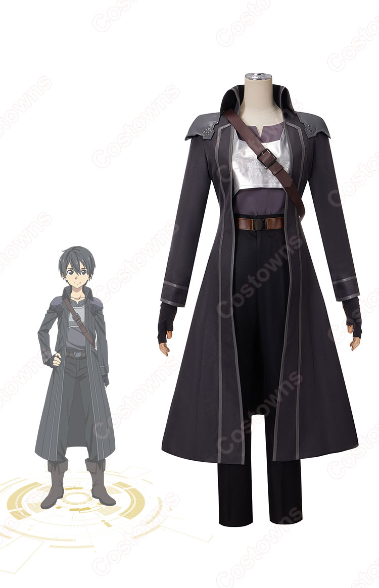SAO 劇場版 キリト コスプレ衣装 『劇場版 ソードアート・オンライン -プログレッシブ- 冥き夕闇のスケルツォ』 cosplay 仮装 変装-1