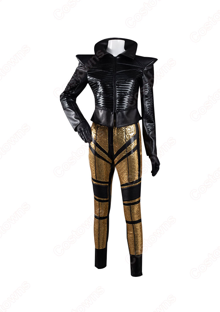 悪役クルエラ・ド・ヴィル コスプレ衣装 ディズニー映画 『クルエラ』 パンク cosplay 仮装 変装-2