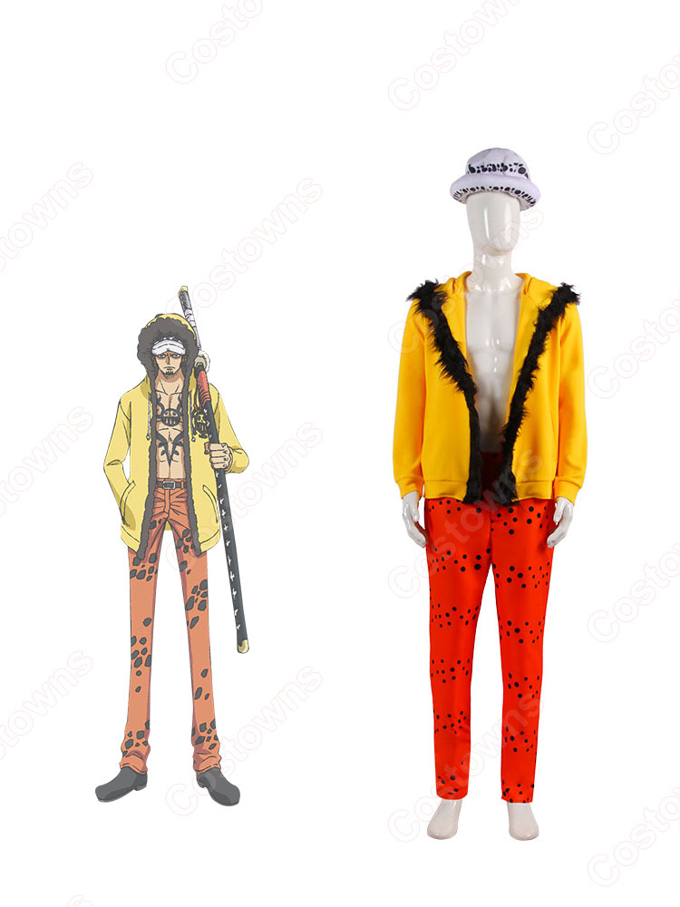 劇場版 ワンピース トラファルガー・ロー コスプレ衣装 『ONE PIECE STAMPEDE』 死の外科医 cosplay 仮装 変装-1