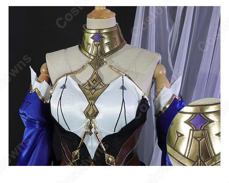 原神 レイラ コスプレ衣装 ルタワヒスト学院 綺思と夜星 osplay 仮装 変装-5