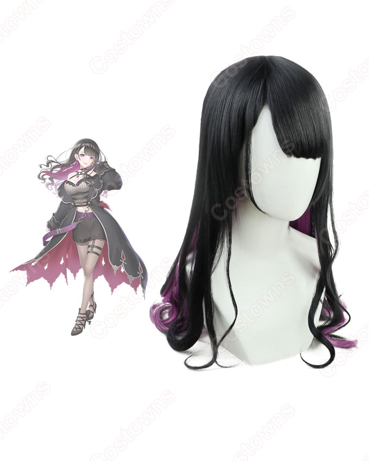 Vtuber 恋乃夜まい コスプレウィッグ 「プロプロプロダクション」 2期生 耐熱かつら cosplay wig 通販-2