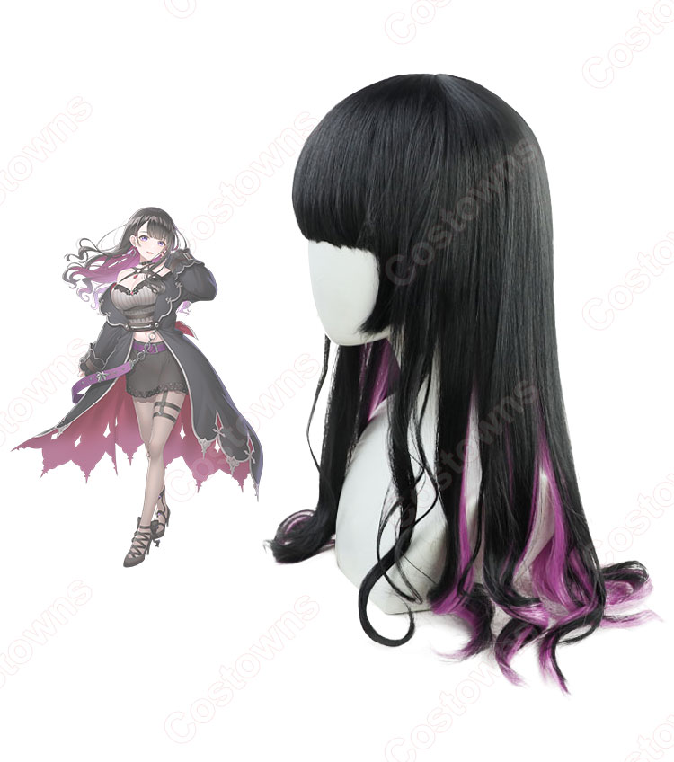 Vtuber 恋乃夜まい コスプレウィッグ 「プロプロプロダクション」 2期生 耐熱かつら cosplay wig 通販-3