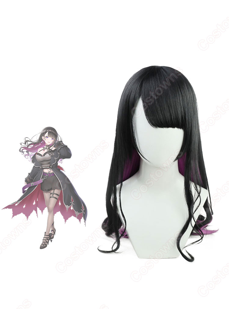 Vtuber 恋乃夜まい コスプレウィッグ 「プロプロプロダクション」 2期生 耐熱かつら cosplay wig 通販-1