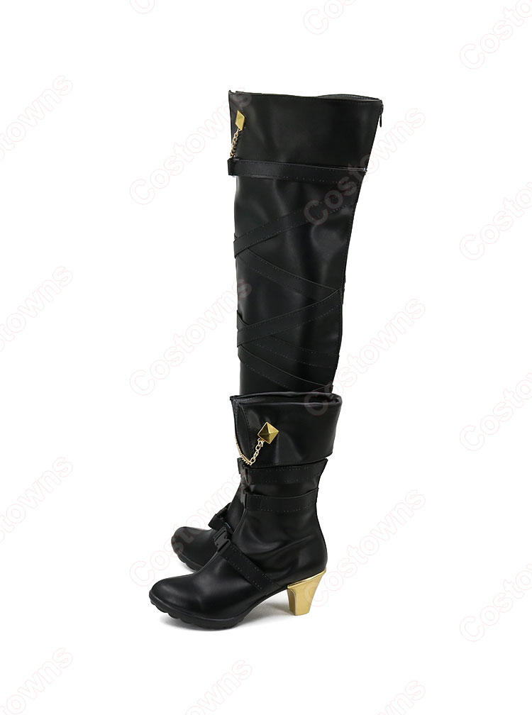 Vtuber アスター アルカディア コスプレ靴 「にじさんじ」 ILUNA 2年生 コスプレブーツ コスプレ 道具-3