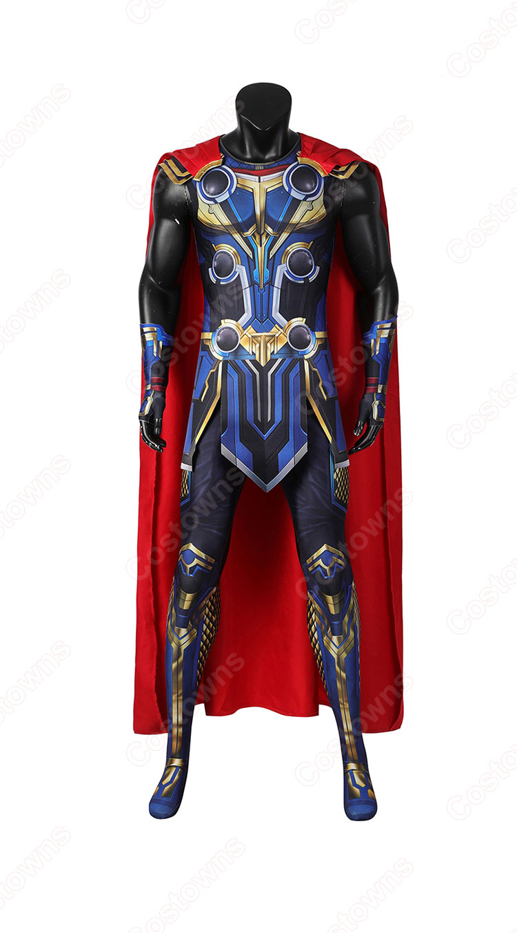 ソー:ラブ&サンダー ソー コスプレ衣装 マーベル・スタジオ スーパーヒーロー映画 cosplay 仮装 変装-2