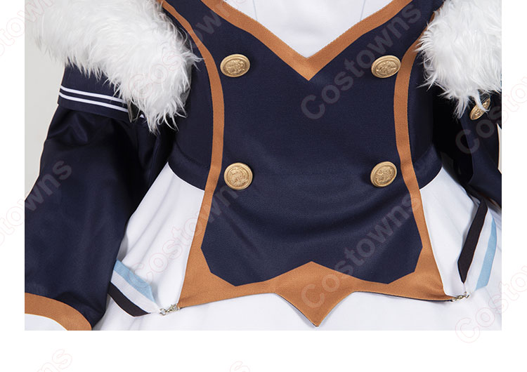 にじさんじ Petra Gurin (ペトラ・グリン) 戦うアイドル コスプレ衣装 VTuber 海軍 軍服 cosplay 仮装 変装-5