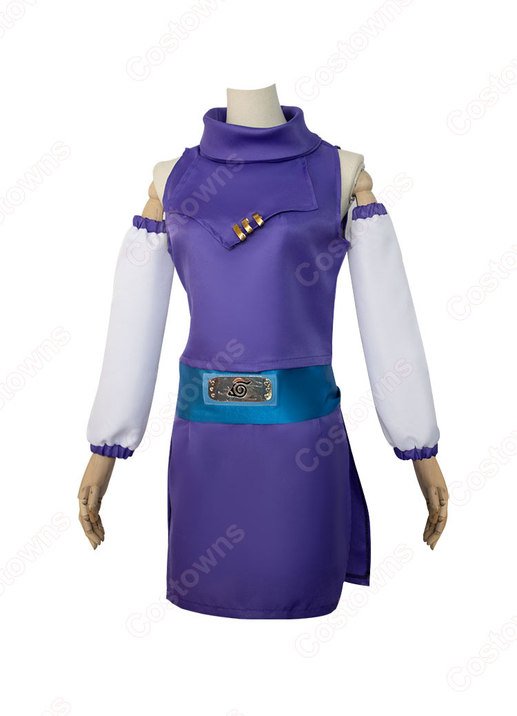 NARUTO -ナルト- 山中いの コスプレ衣装(トップス、スカート、ベルト、付け袖)-2