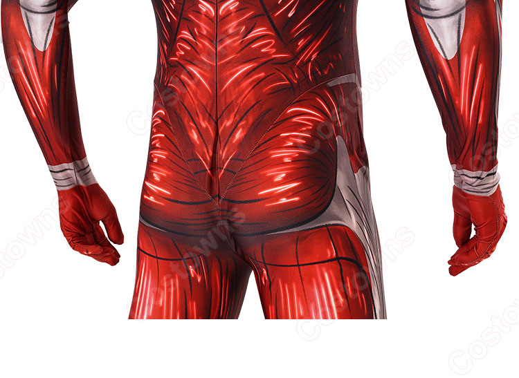 進撃の巨人 全身タイツ 筋肉タイツ コスプレ衣装-8