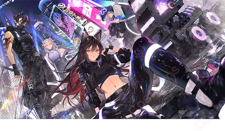 アークナイツ 極東 ミヅキ コスプレ衣装-1