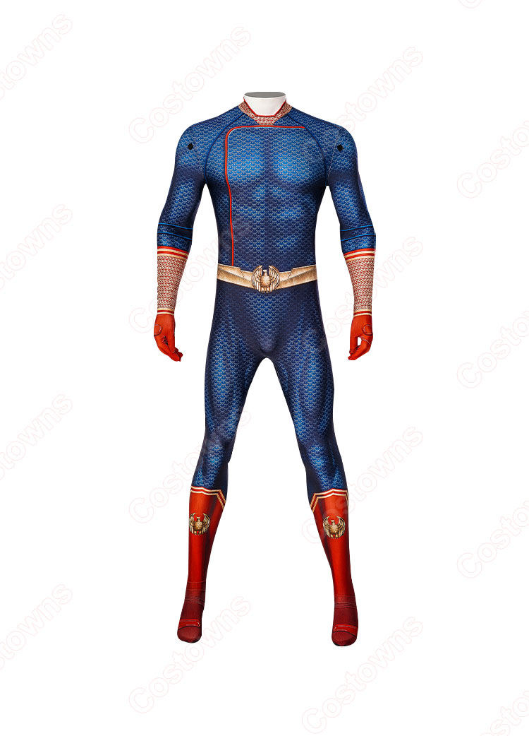 ザ・ボーイズ ホームランダー コスプレ衣装 スーパーヒーロー ジョン 全身タイツ ハロウィン衣装 仮装 変装-4