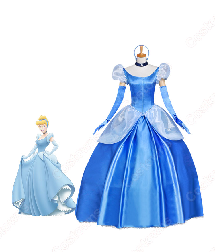 ディズニー シンデレラ ドレスコスプレ衣装 - Costowns