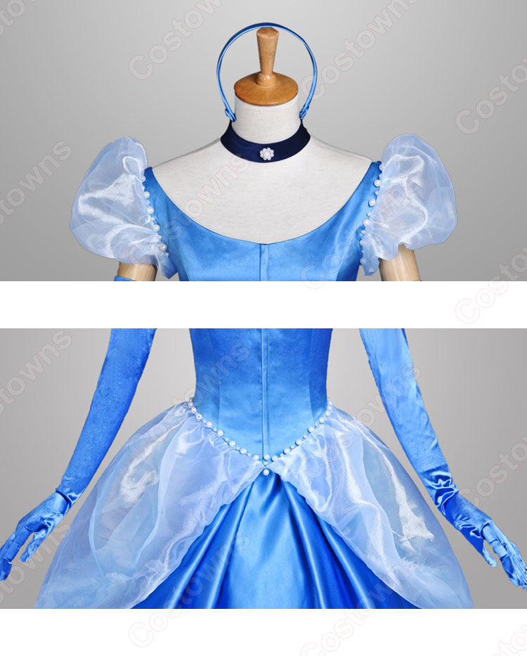 ディズニー シンデレラ ドレスコスプレ衣装 - Costowns